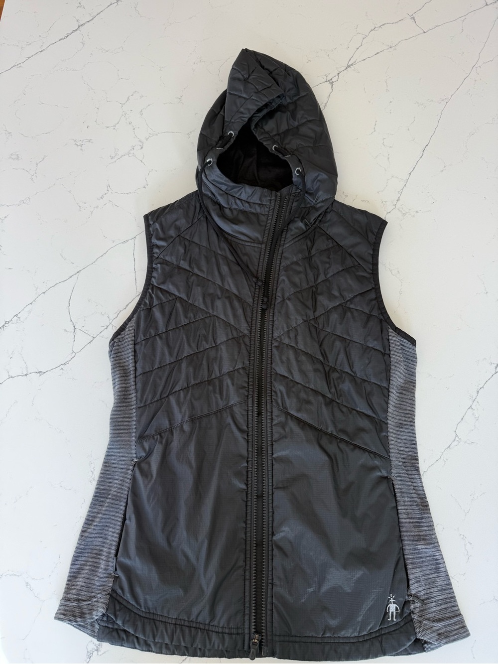 Smartwool Women's Hooded Quilted Vest in black